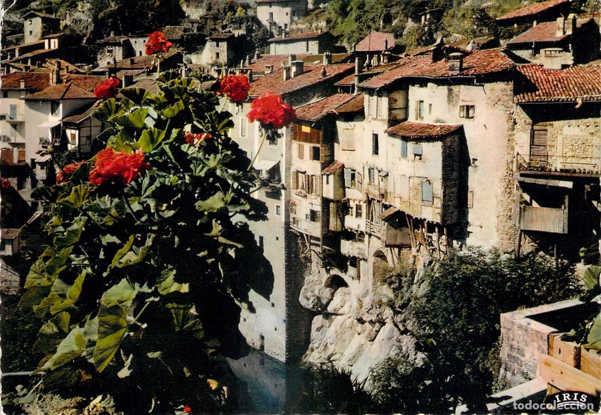 Postales: Postal de Pont-en-Royans, vista general del pueblo antiguo, Francia