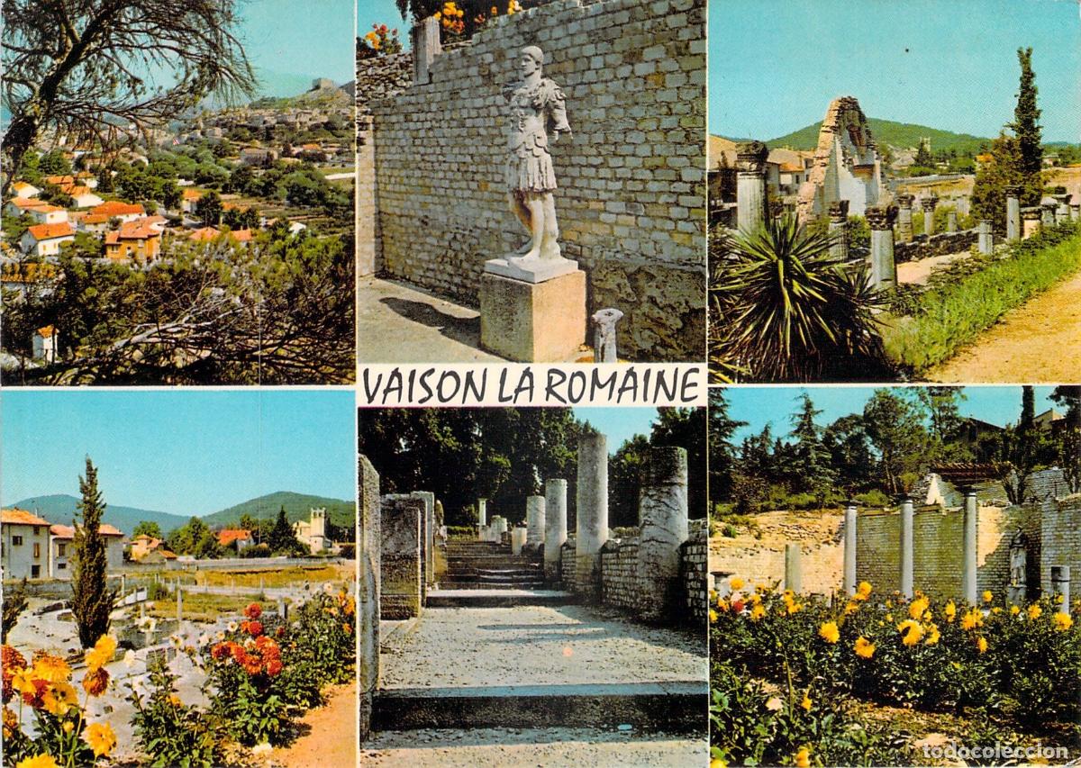 Postales: Postal de Vaison-la-Romaine: Ruinas Romanas y Paisaje de Vaucluse