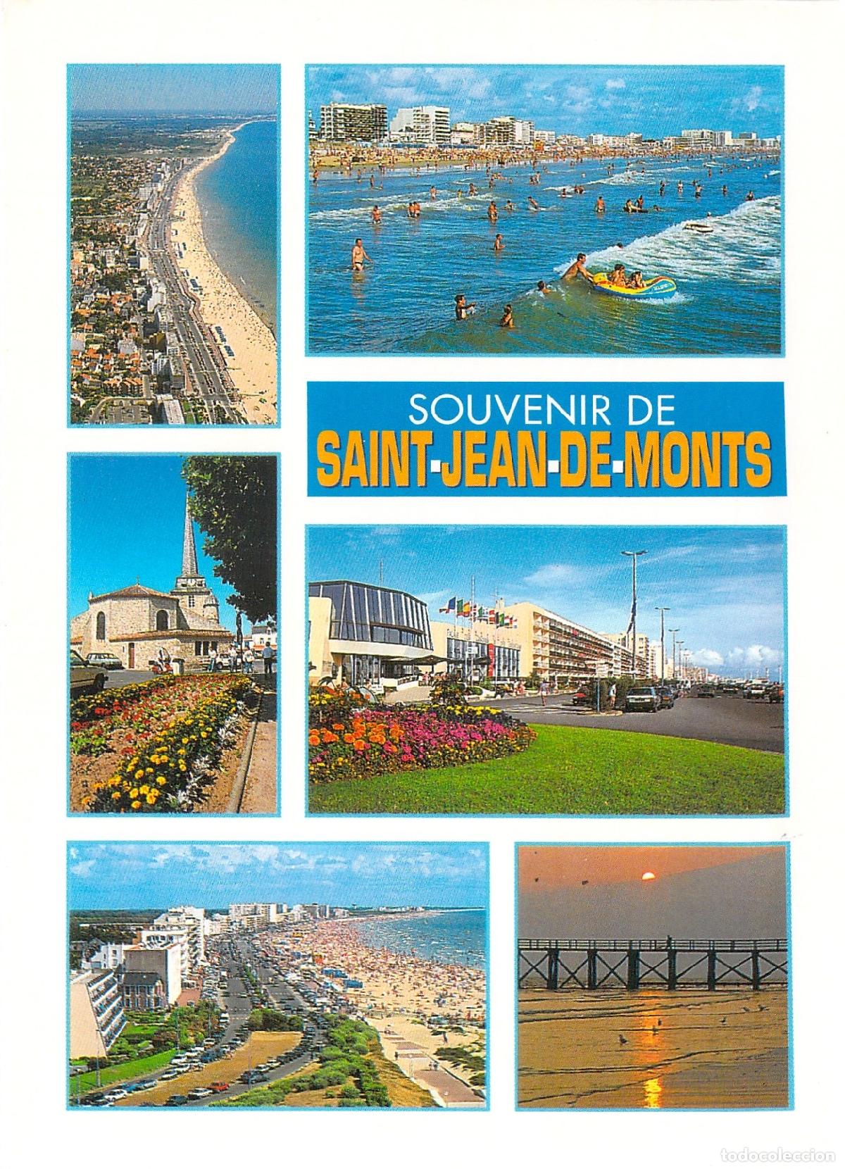 Postales: Postal de Saint-Jean-de-Monts Vend&eacute;e Francia con paisajes de playa