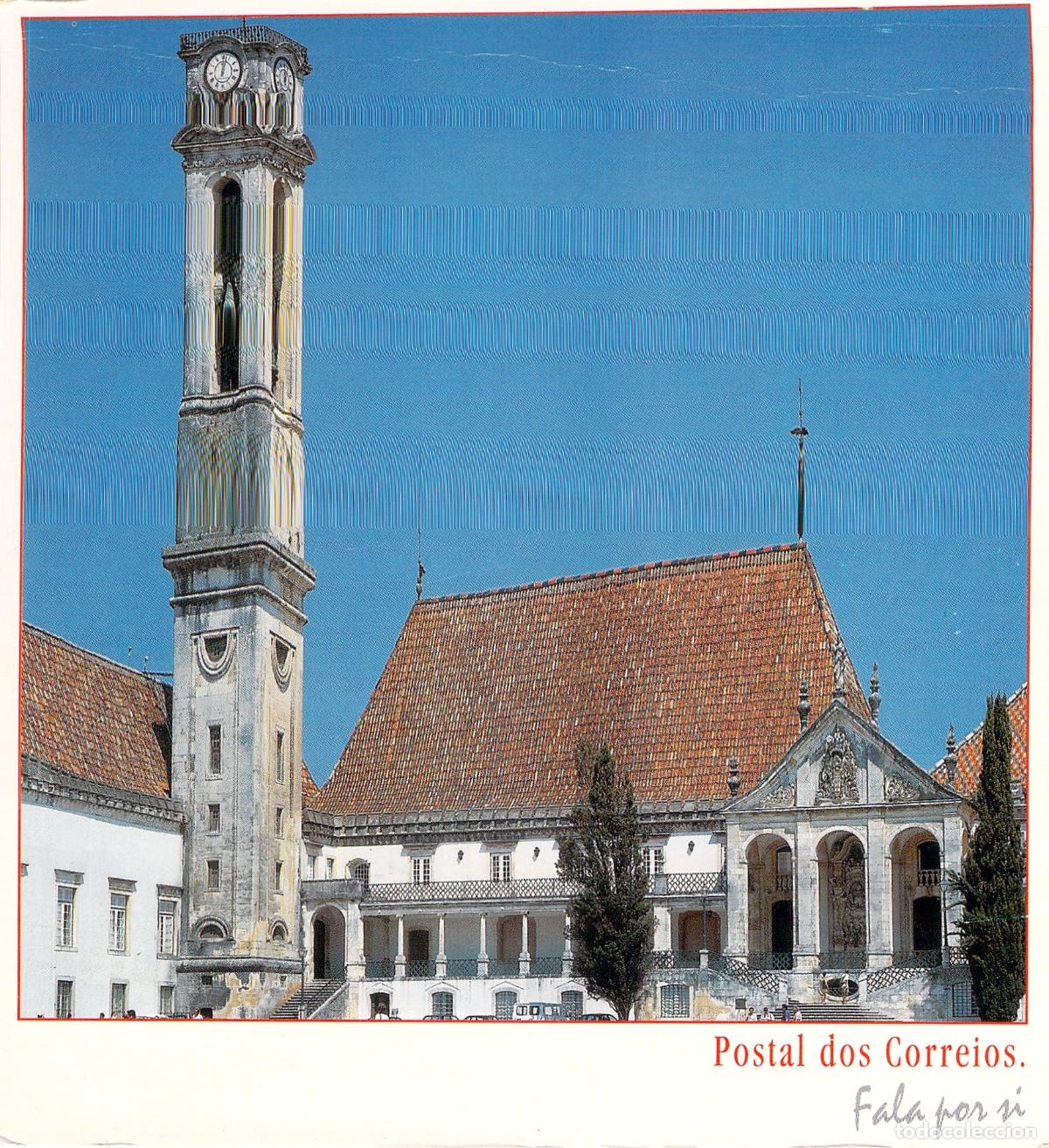 Postales: Postal de la Universidad de Coimbra en Portugal