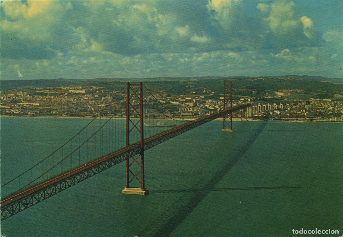 Postales: N&ordm; M-31-LISBOA. Portugal. Puente Salazar. Sin circular. ED. J.R.