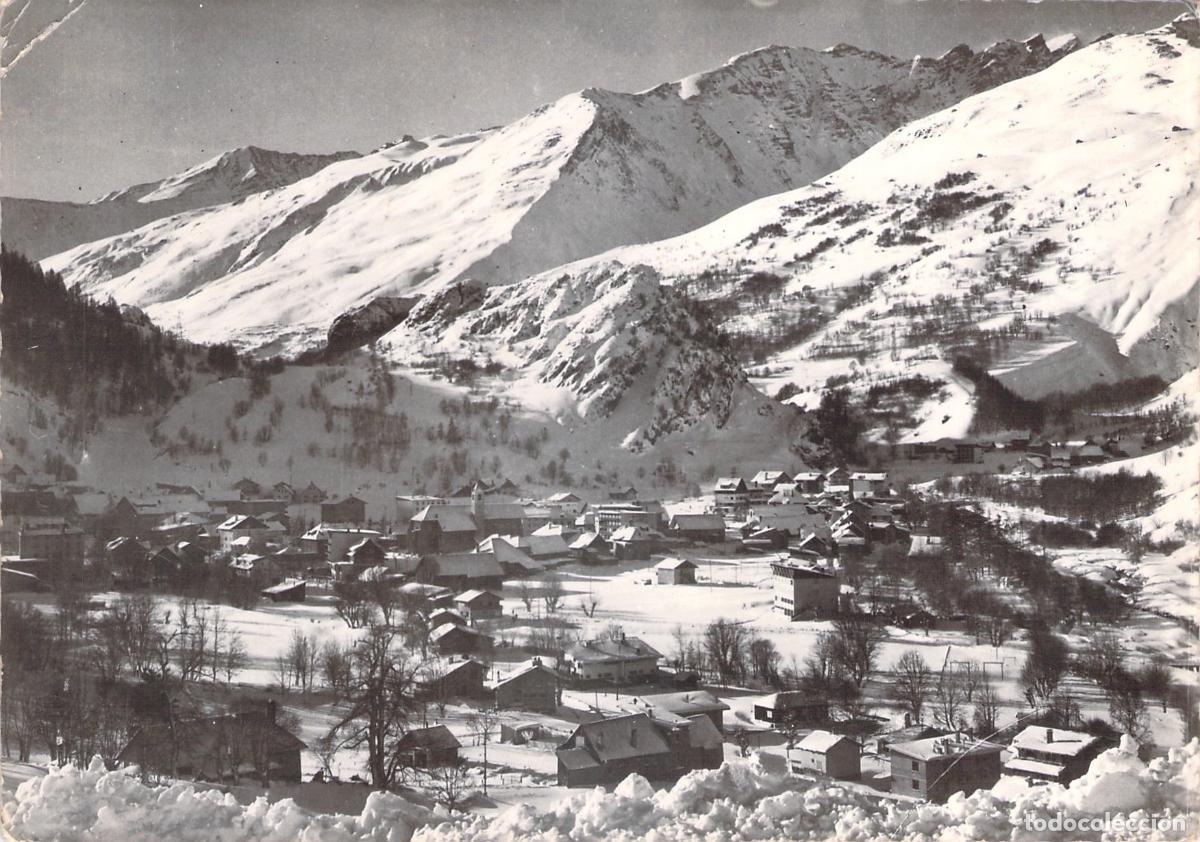 Postkarten: Postal de Valloire Paisaje de Invierno en los Alpes Franceses