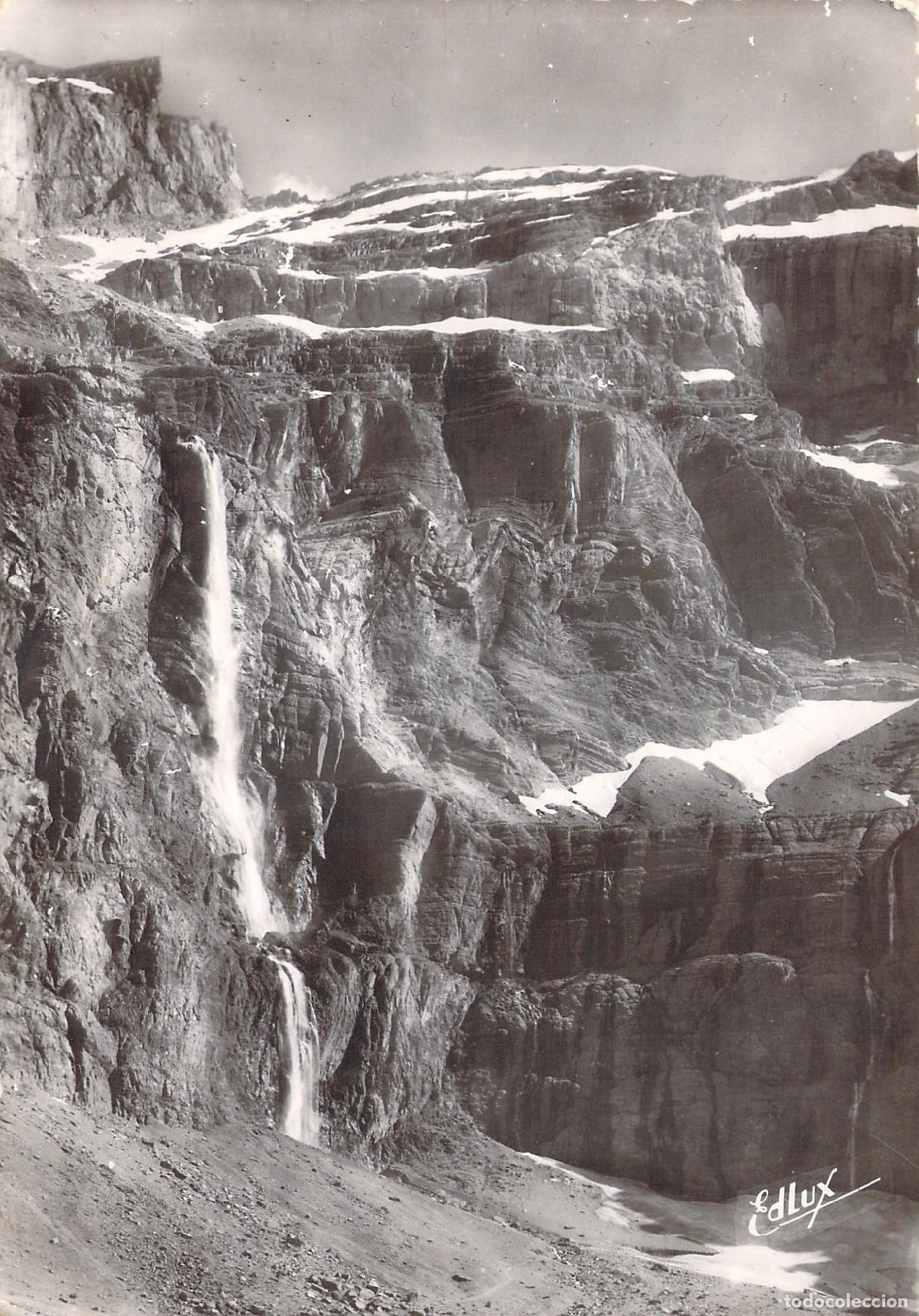 Postkarten: Postal de Gavarnie, El Circo y la Gran Cascada