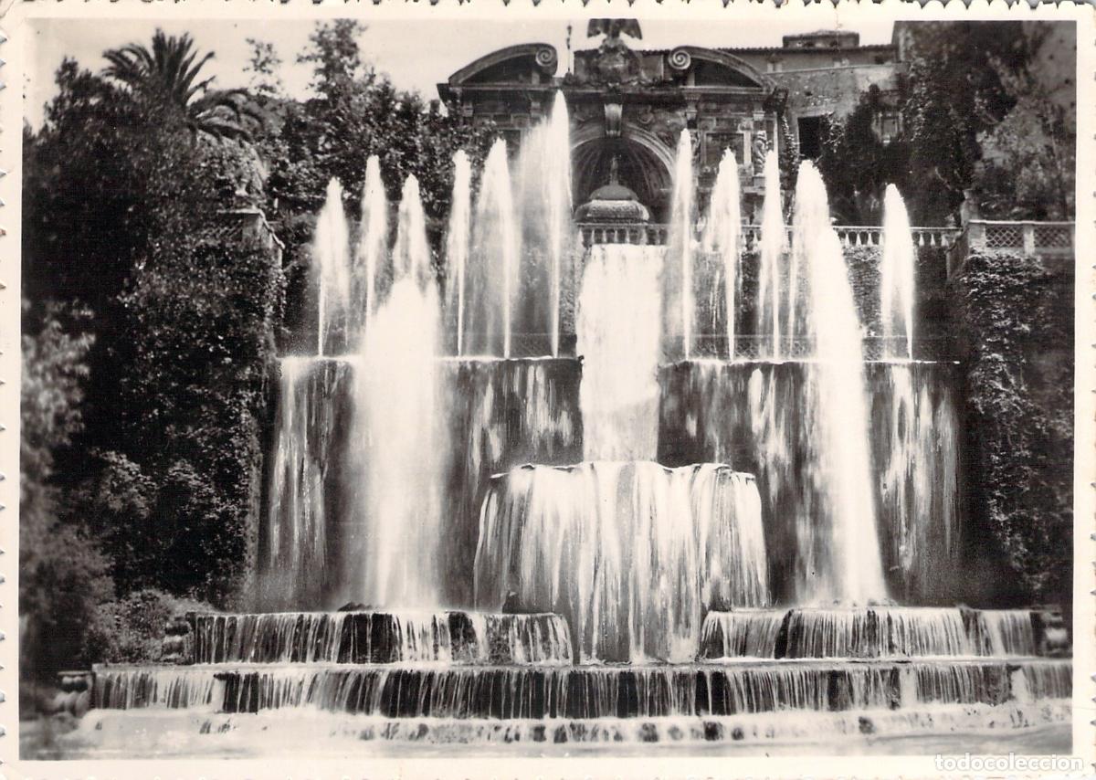 Postkarten: Postal de la Fontana dell'Organo en Villa d'Este, Tivoli