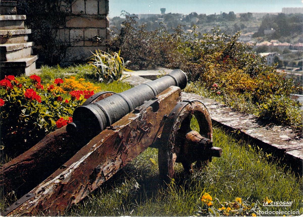 Postkarten: Postal de Poitiers con el Jard&iacute;n de Blossac y Ca&ntilde;&oacute;n Antiguo