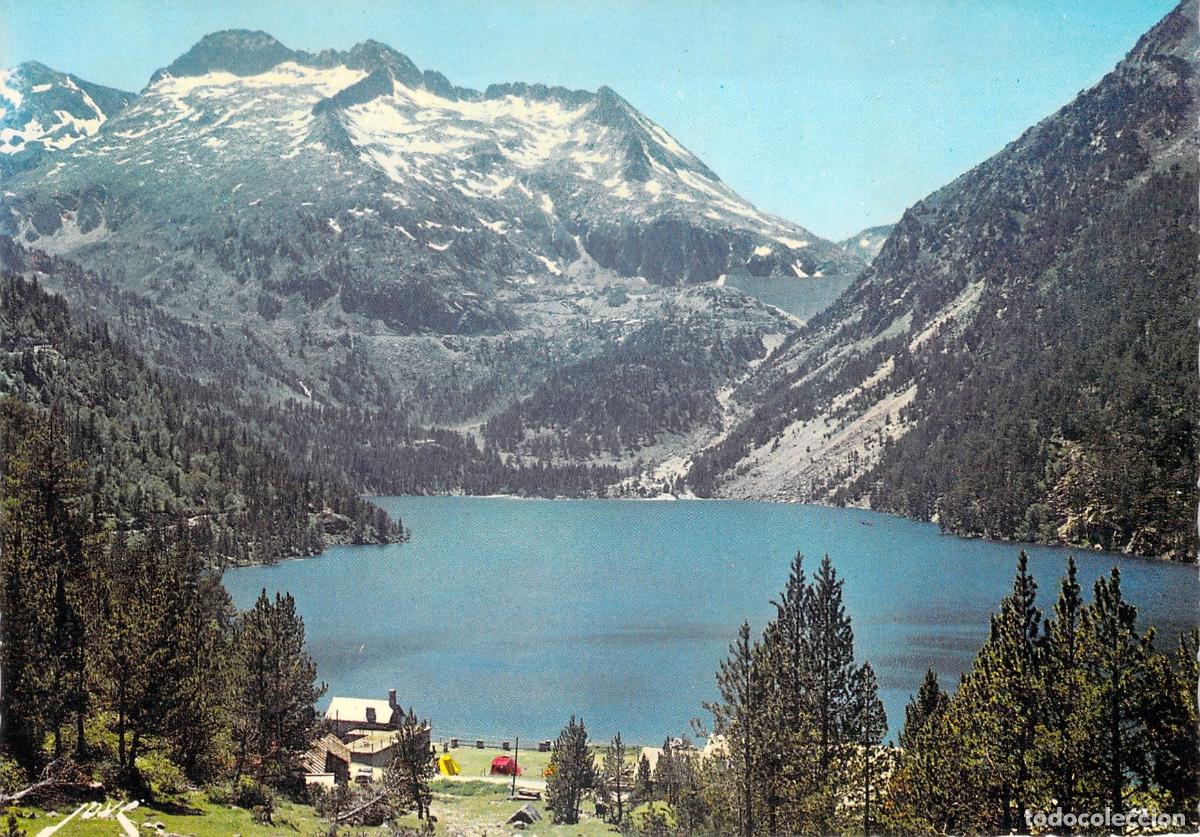 Postkarten: Postal de los Pirineos, Lago de Or&eacute;don y Barrage de Cap de Long