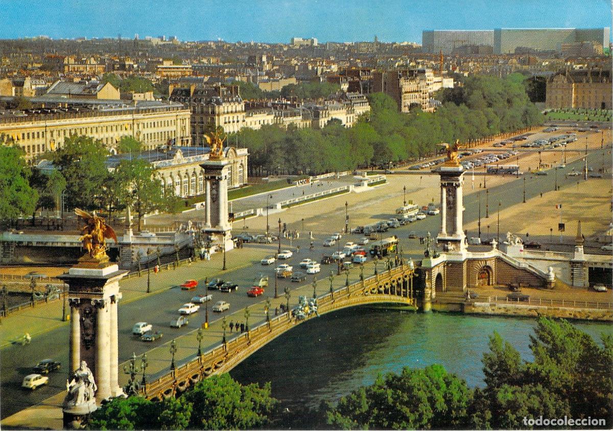 Postales: Postal de Par&iacute;s: Pont Alexandre III y Esplanade des Invalides