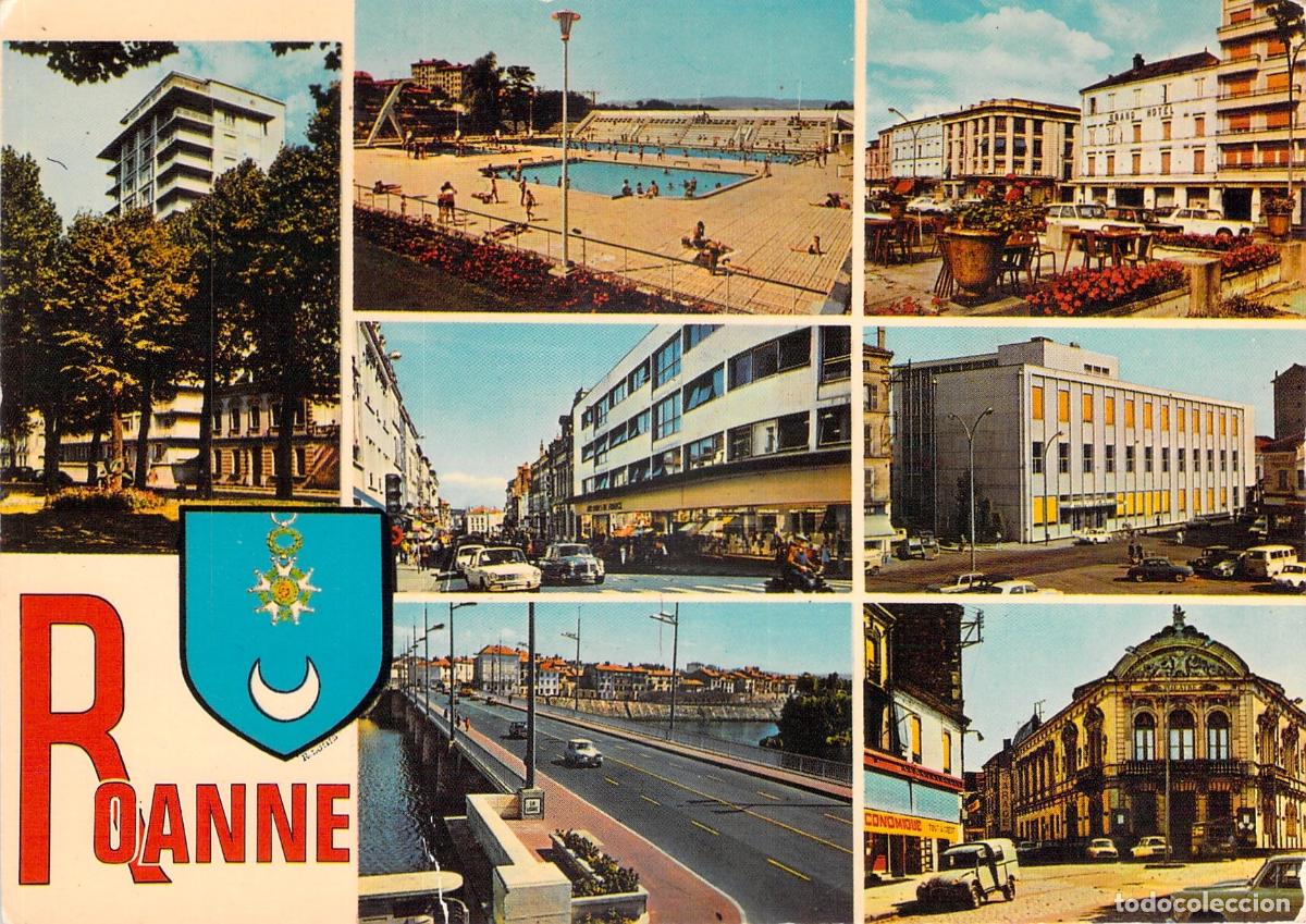 Cartes Postales: Postal de Roanne, Loire, Francia con vistas panor&aacute;micas de la ciudad