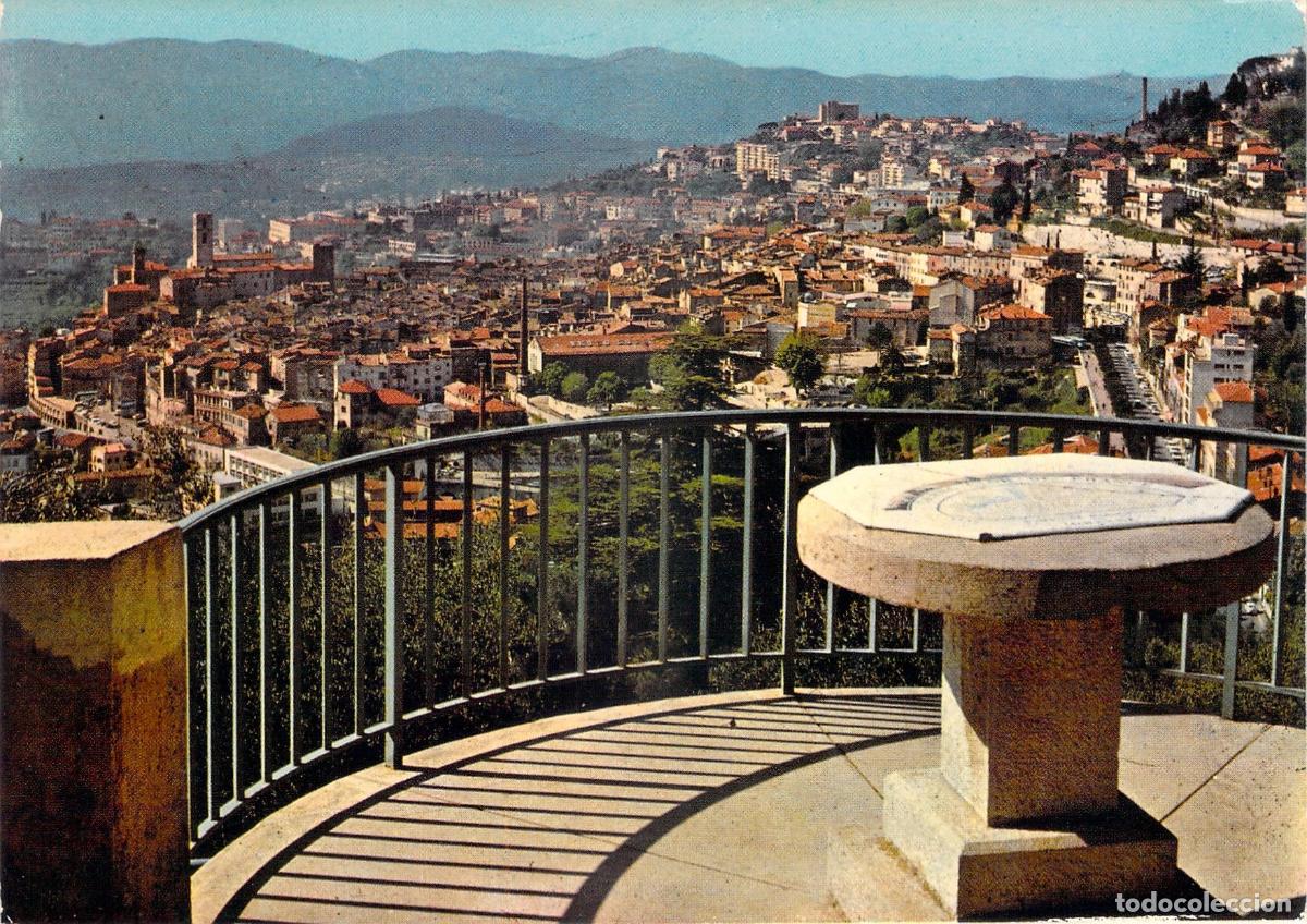 Cartes Postales: Postal de Grasse Vista Panor&aacute;mica desde la Mesa de Orientaci&oacute;n