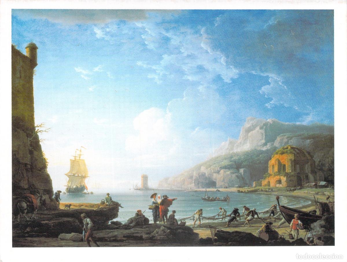 Postales: Postal de Obra de Arte Marina de Joseph Vernet