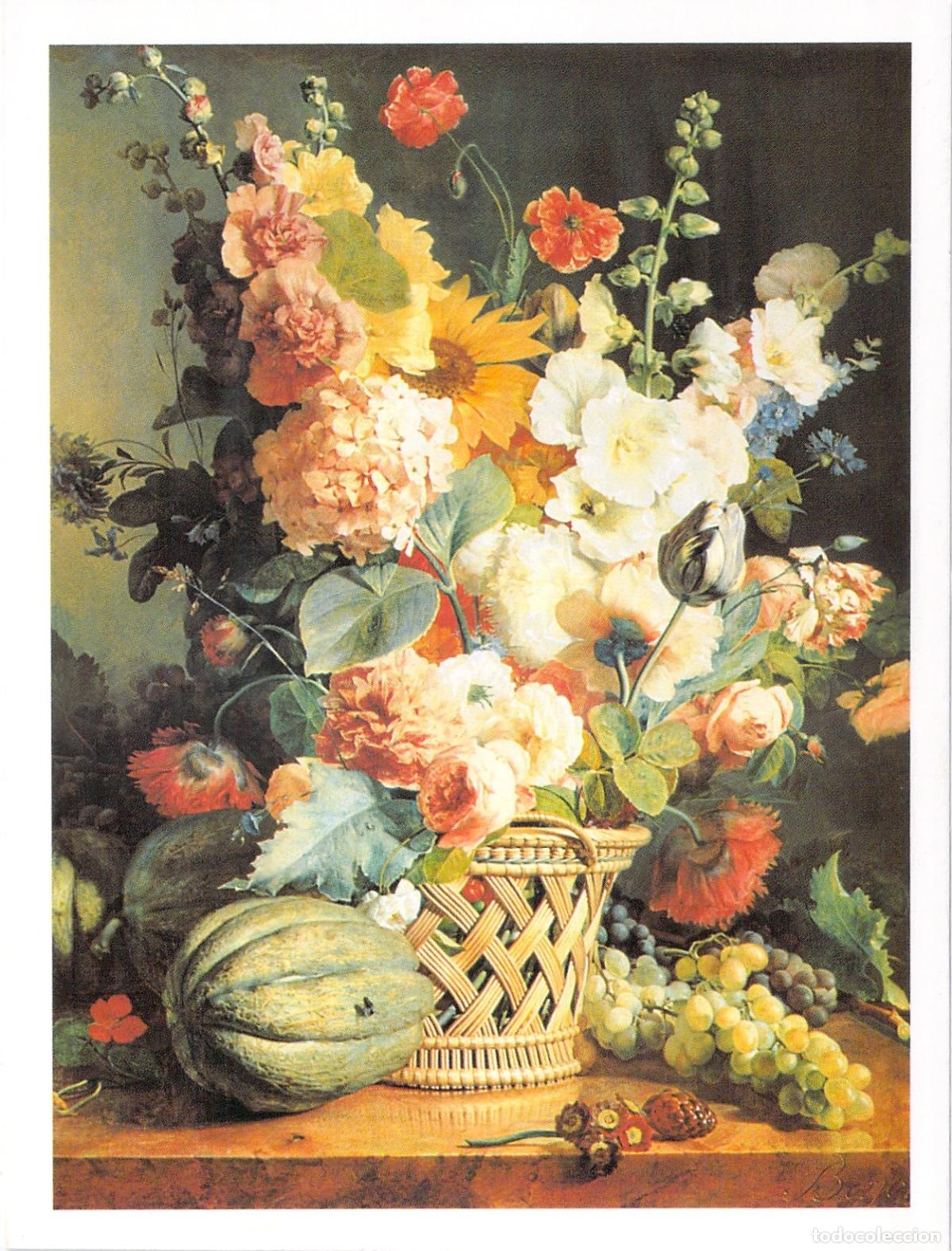 Postales: Postal de Bodeg&oacute;n de Flores y Frutas de Antoine Berjon