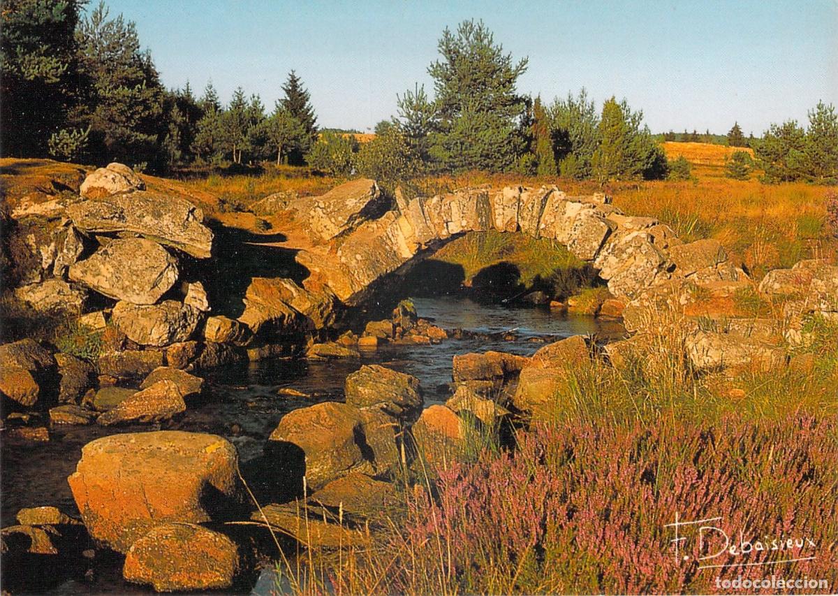 Postales: Postal del Puente de Senoueix en la meseta de Millevaches, Francia
