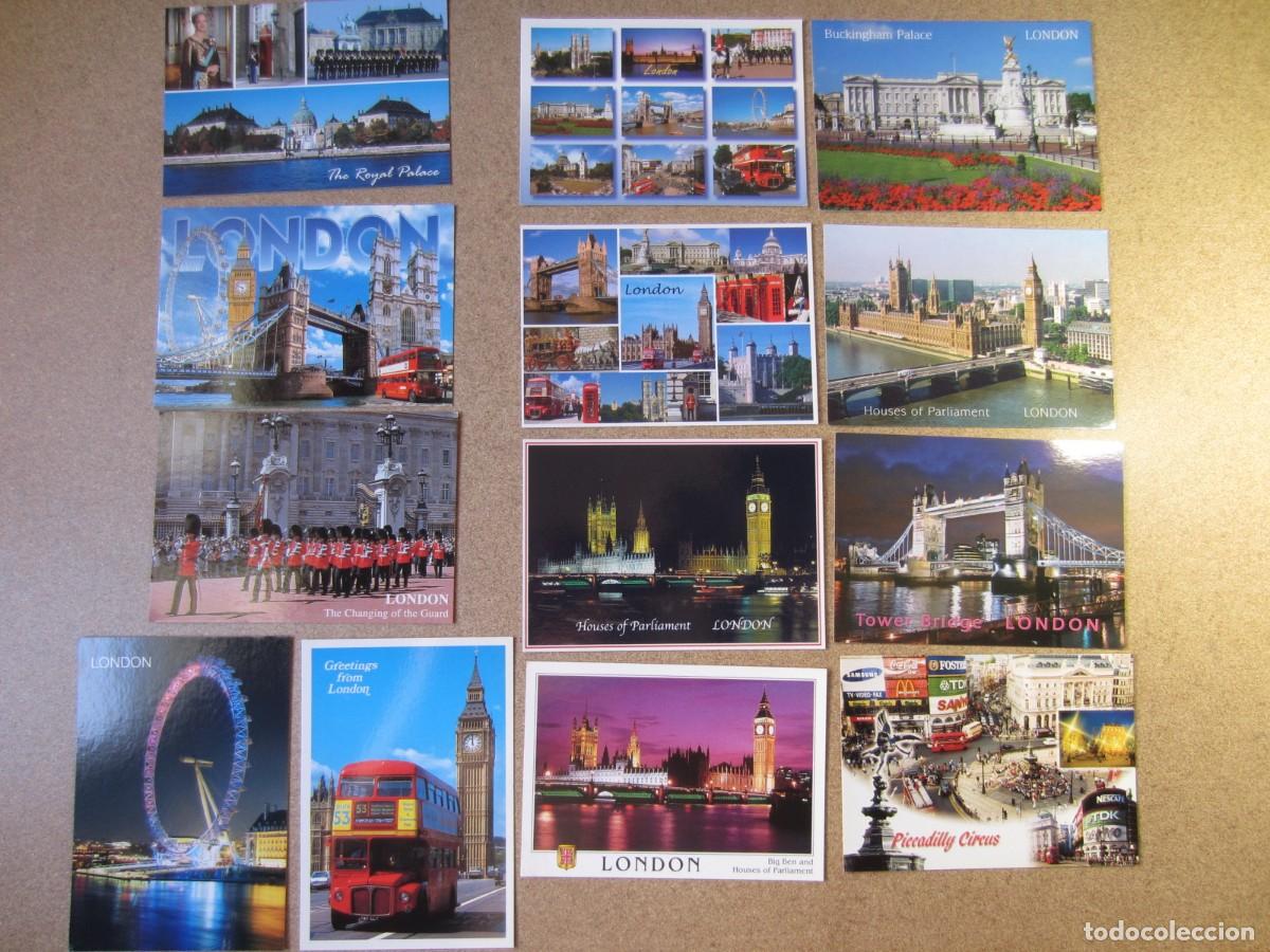 Postales: Lote de 13 Postales de Londres London Inglaterra England