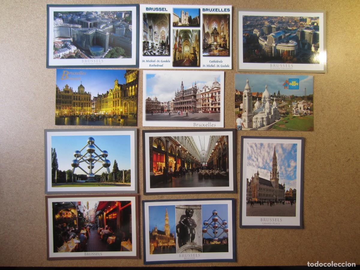 Postales: Lote de 11 Postales de Bruselas Bruxelles Brussels Belgica