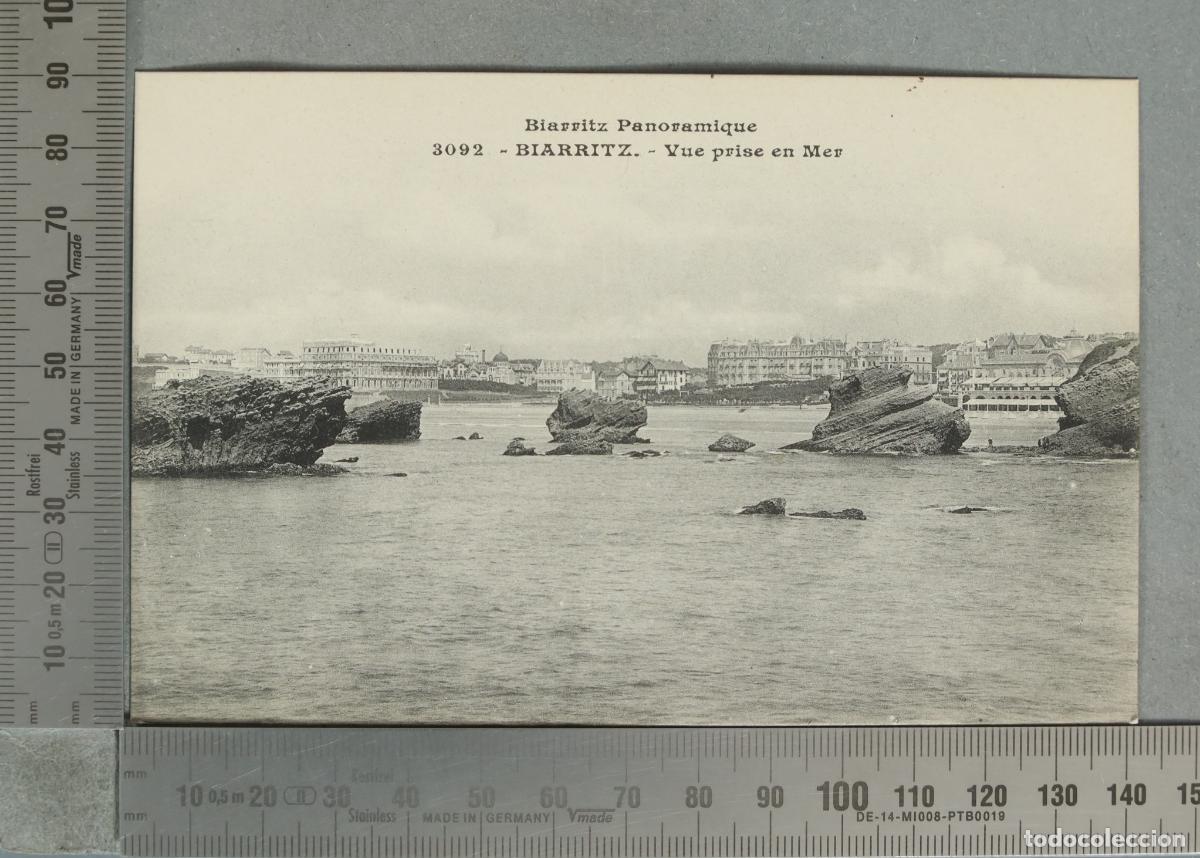 Postales: POSTAL. Biarritz Panoramique - Biarritz - Vue prise en Mer