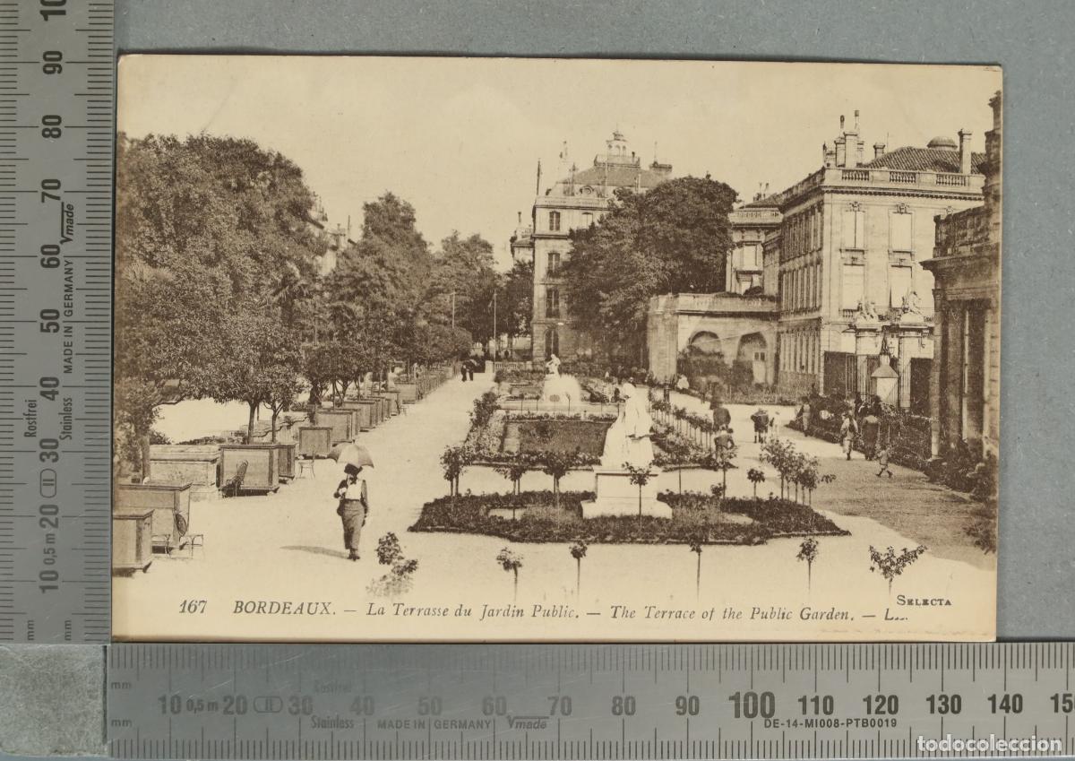 Postales: POSTAL. Bordeaux - La Terrasse du Jardin Public