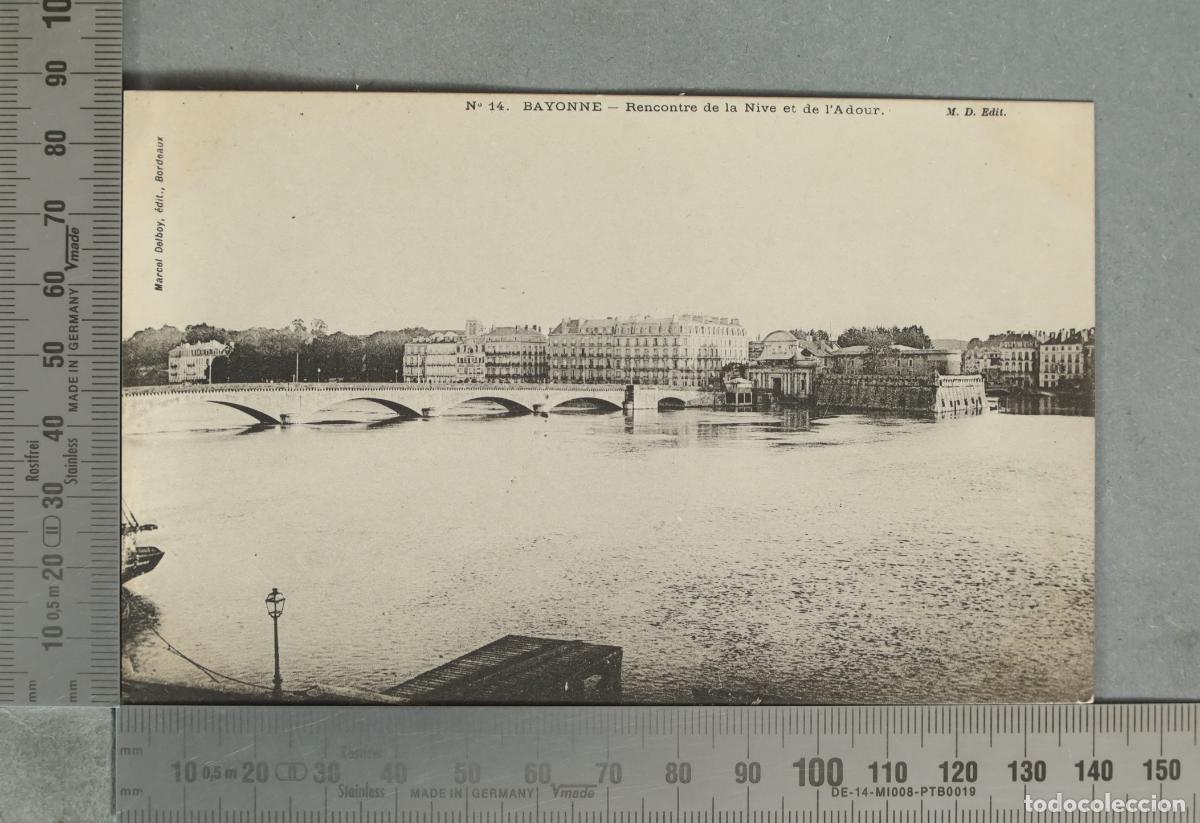 Postales: POSTAL. Bayonne - Rencontre de la Nive et de l'Adour
