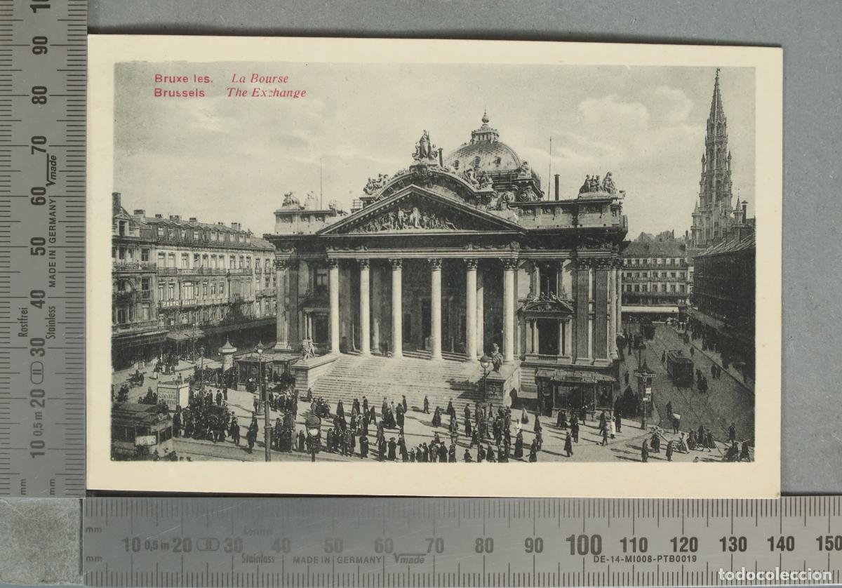 Postales: POSTAL. Bruxelles - La Bourse - Foto 1