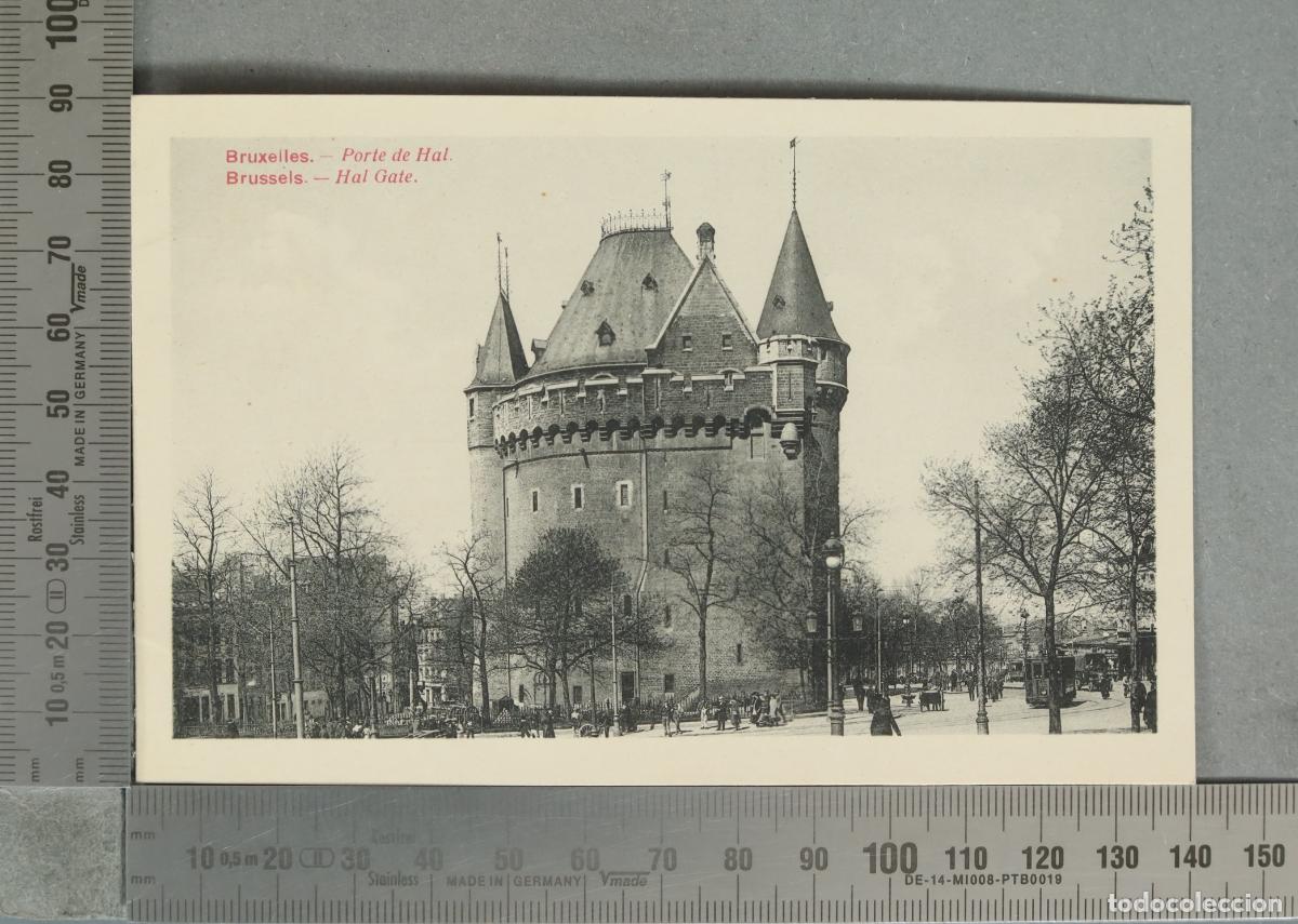Postales: POSTAL. Bruxelles - Porte de Hal