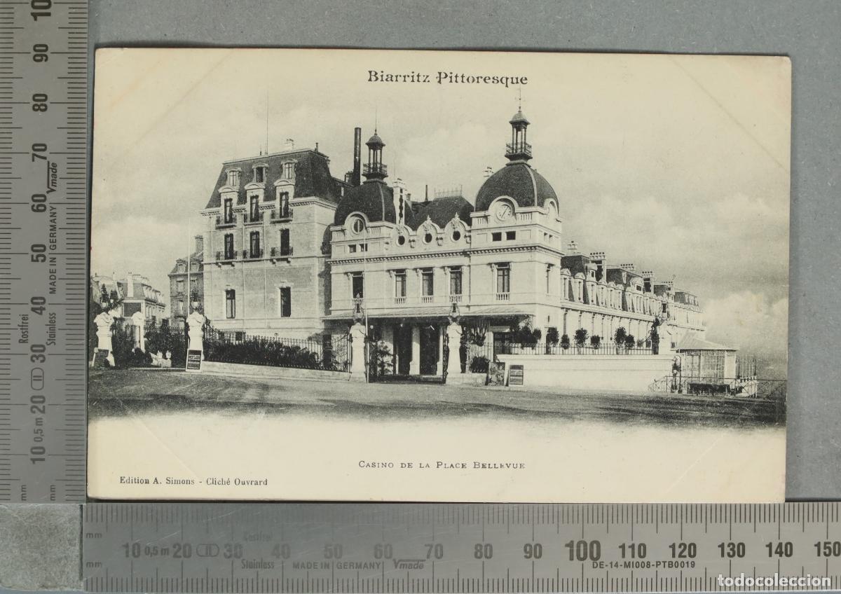 Postales: POSTAL. Biarritz Pittoresque - Casino de la Place Bellevue - A. Simons - Clich&eacute; Ouvrard