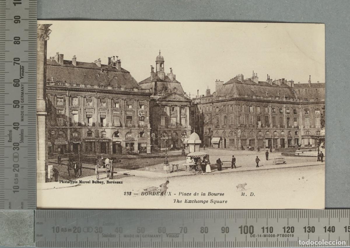 Postales: POSTAL. Burdeos - Place de la Bourse - The Exchange Square - Foto 1