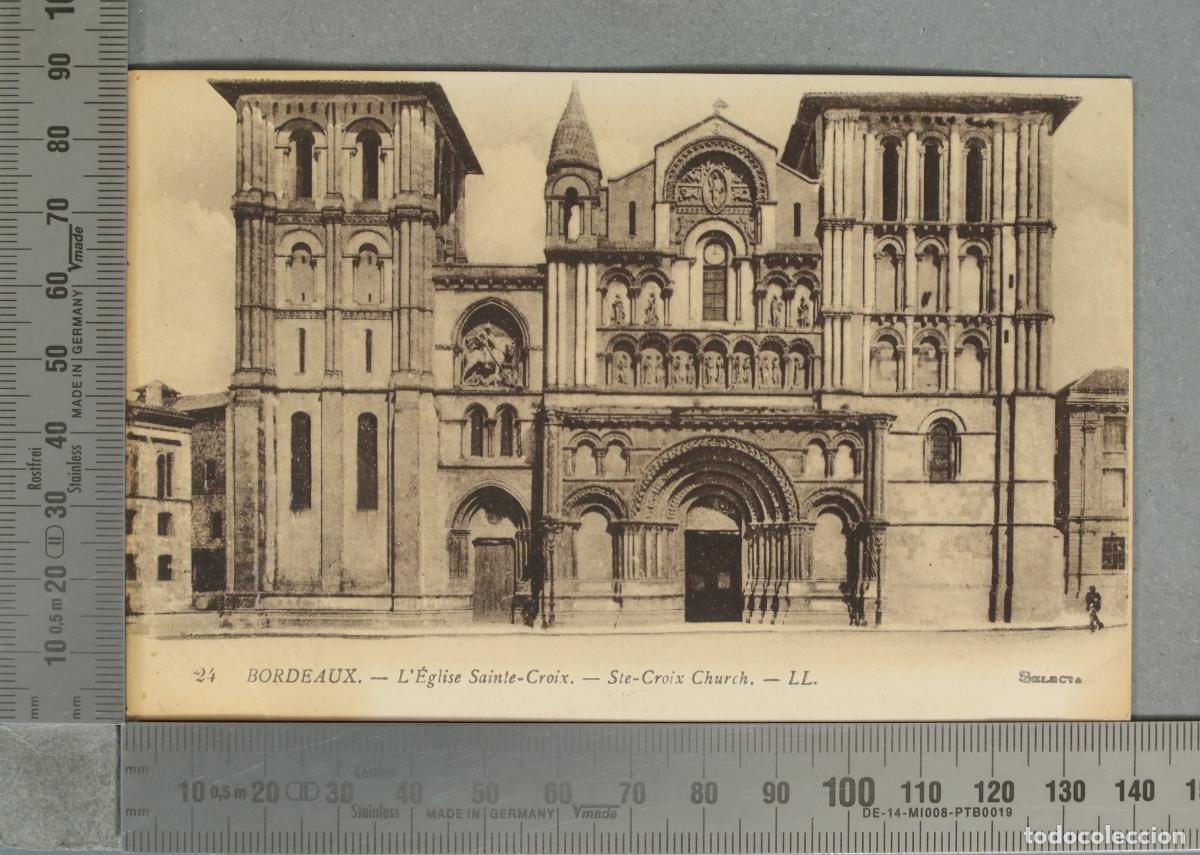 Postais: POSTAL. Bordeaux - L'Eglise Sainte-Croix - Ste-Croix Church
