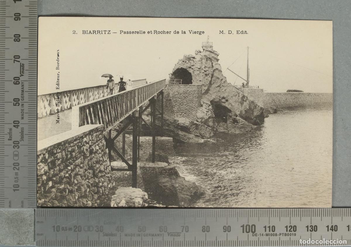 Postais: POSTAL. Biarritz - Passerelle et Rocher de la Vierge