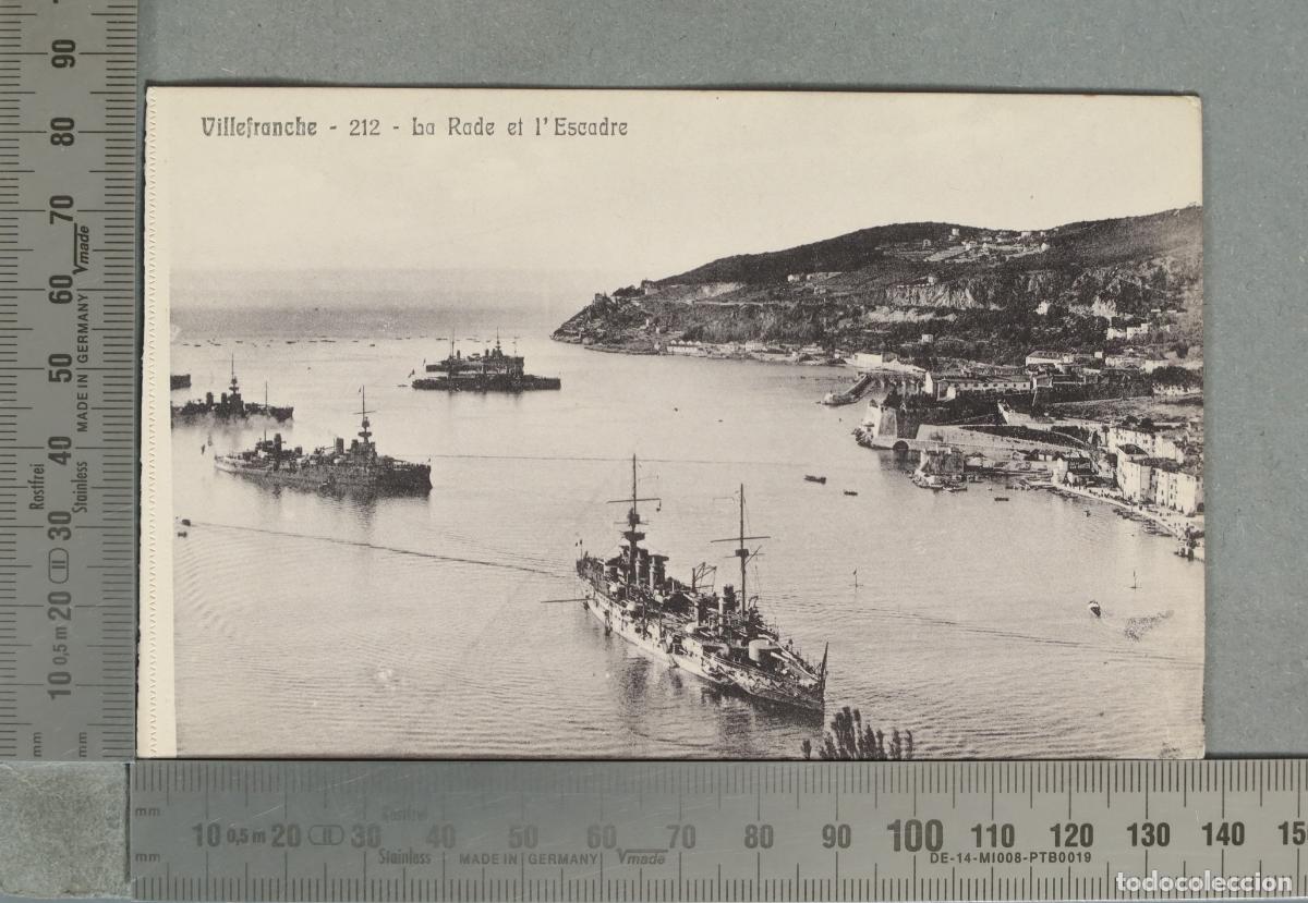 Postales: POSTAL. Villefranche - La Rade et l'Escadre - Edition Baylone Fr&egrave;res