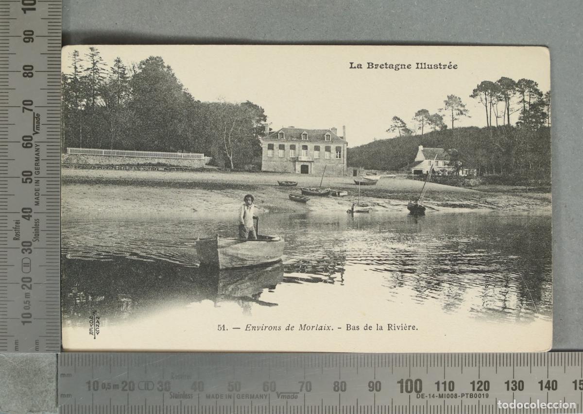 Postales: POSTAL. La Bretagne Illustr&eacute;e - Environs de Morlaix - Bas de la Riviere