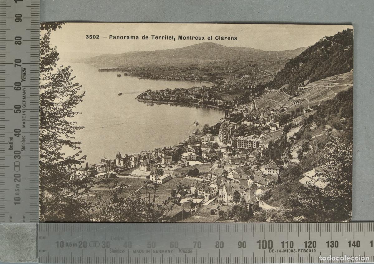 Postales: POSTAL. Panorama de Territet, Montreux et Clarens