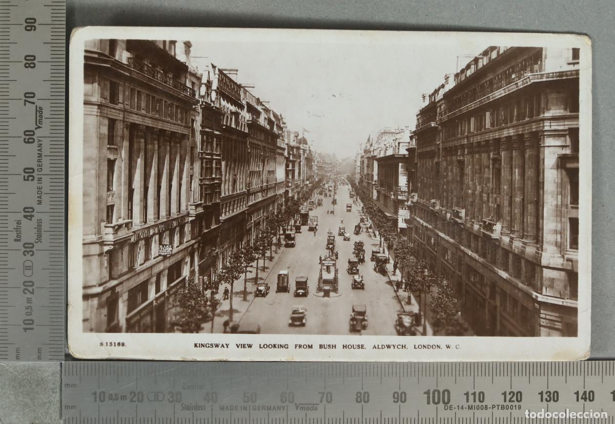 Postales: POSTAL. Kingsway View Looking From Bush House, Aldwych, London, W. C.