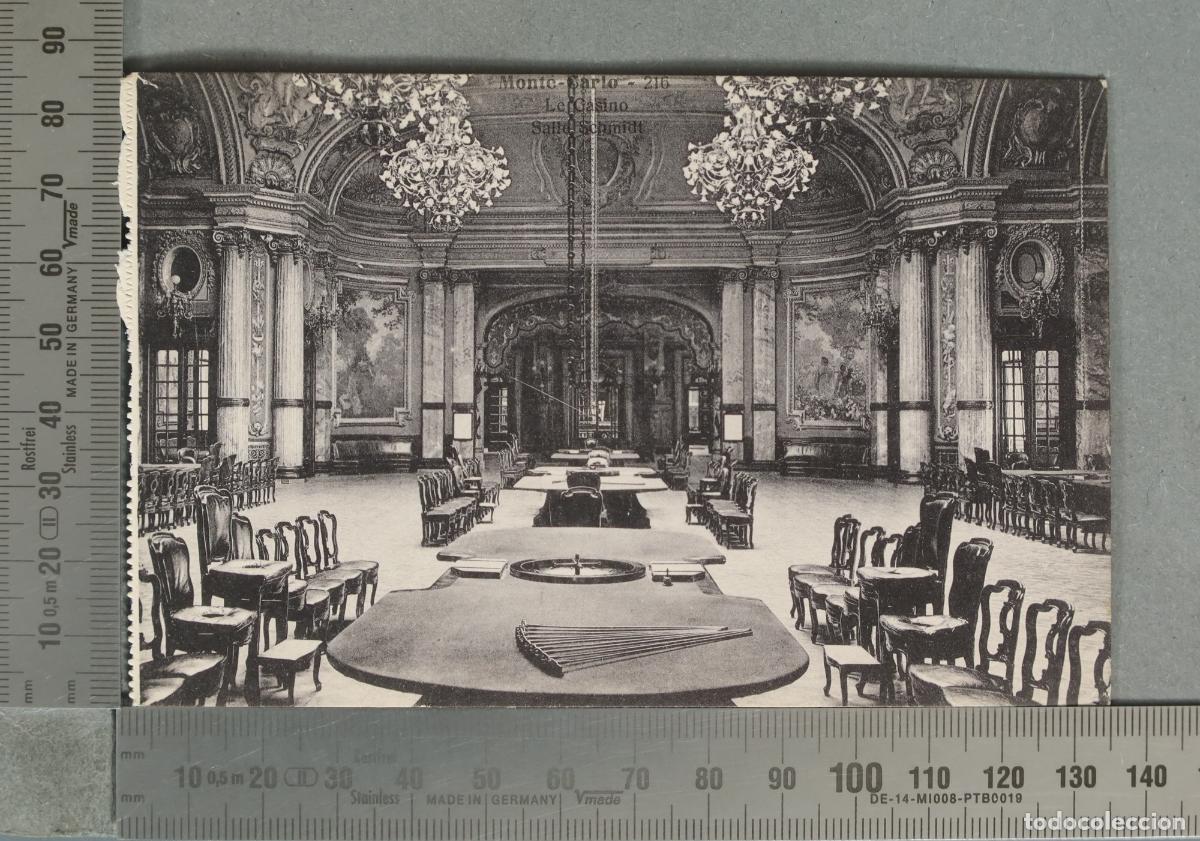 Postales: POSTAL. Monte-Carlo - Le Casino - Salle Schmidt