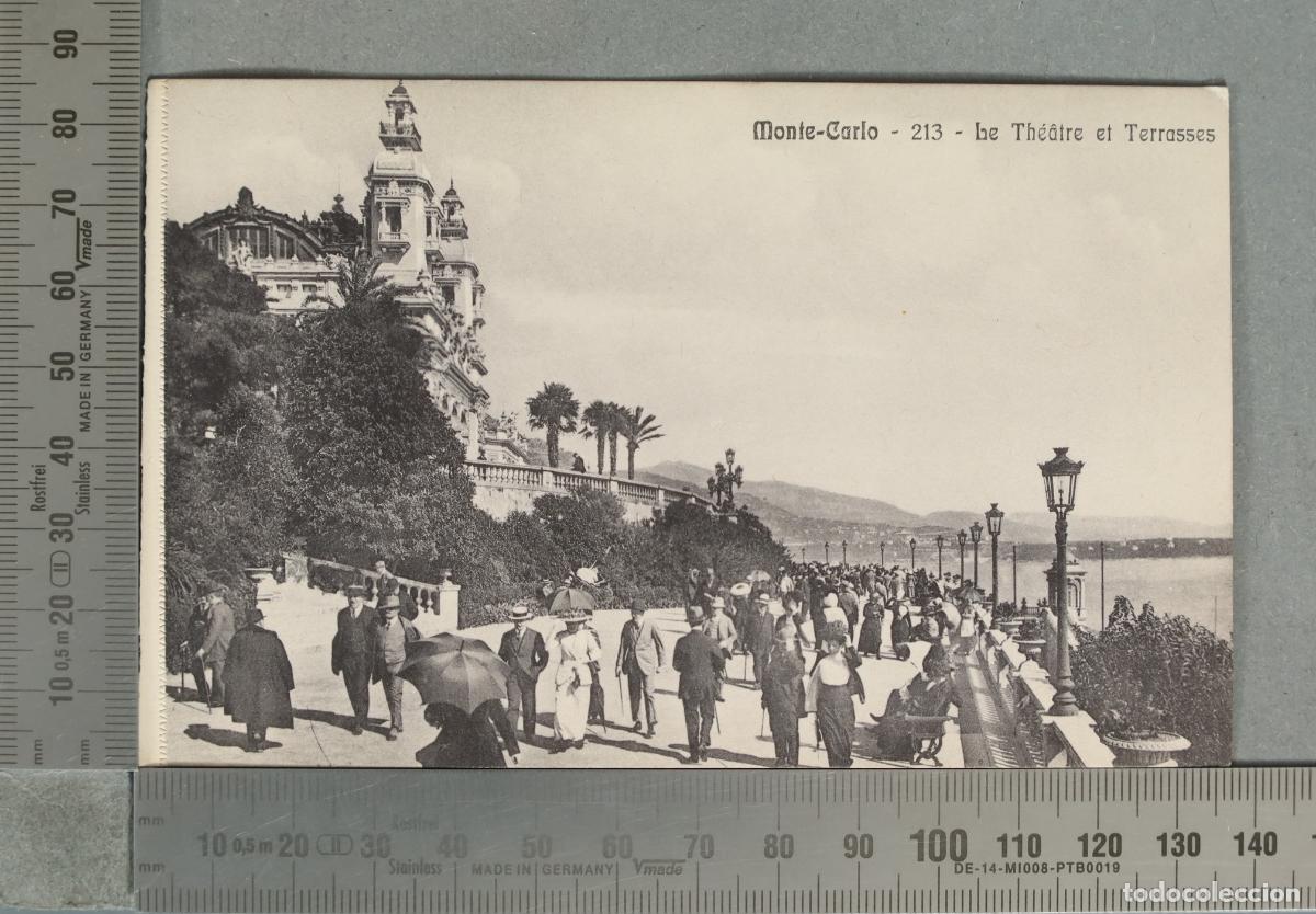 Postales: POSTAL. Monte-Carlo - Le Th&eacute;&acirc;tre et Terrasses