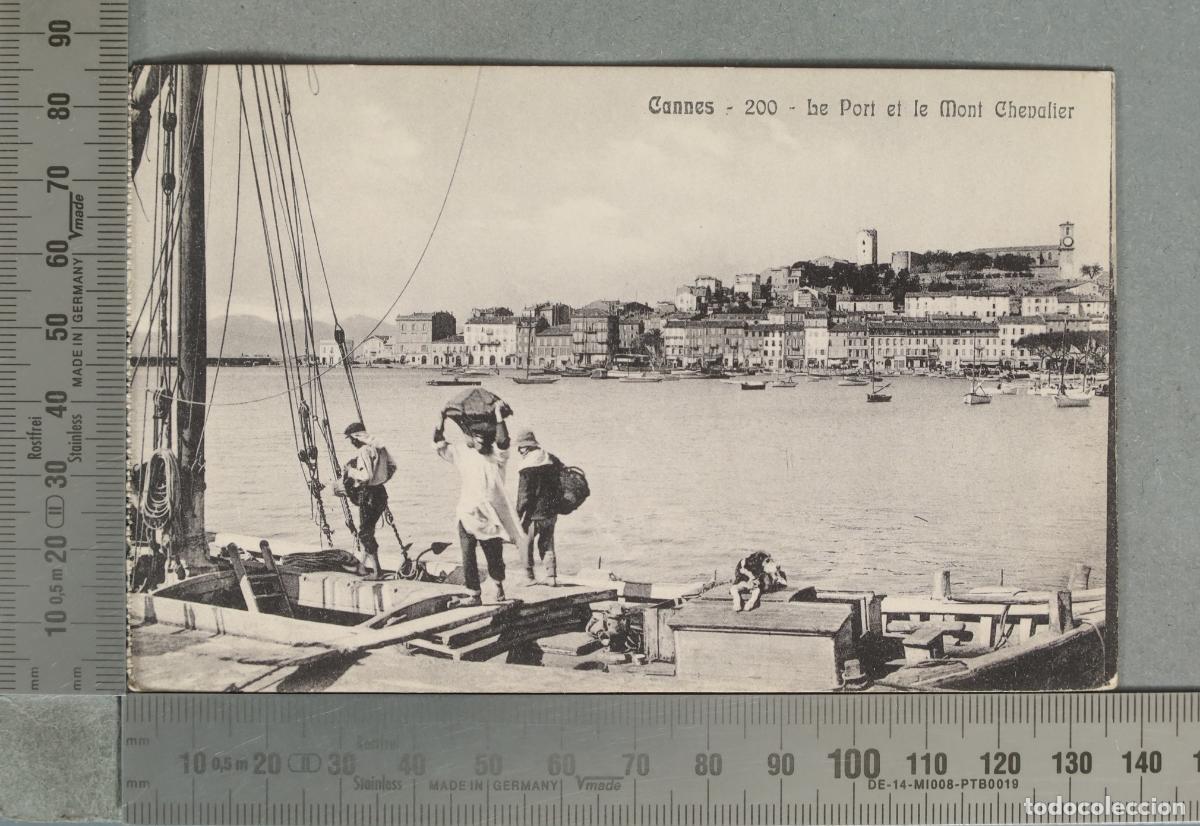 Postales: POSTAL. Cannes - Le Port et le Mont Chevalier