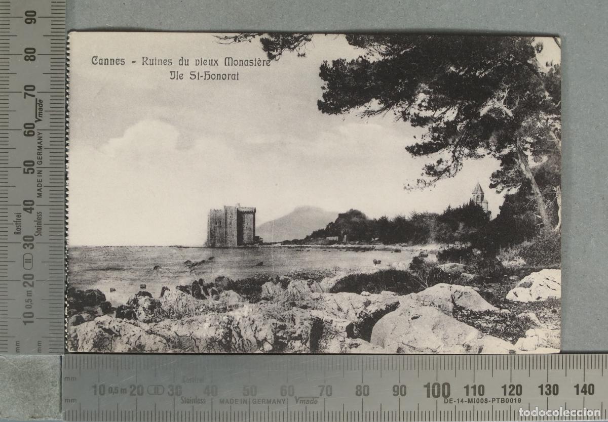 Postales: POSTAL. Cannes - Ruines du vieux Monast&egrave;re - Ile St-Honorat