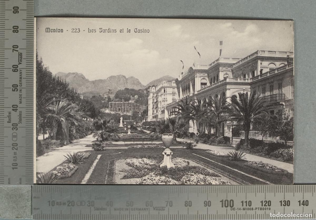 Postales: POSTAL. Menton - Les Jardins et le Casino