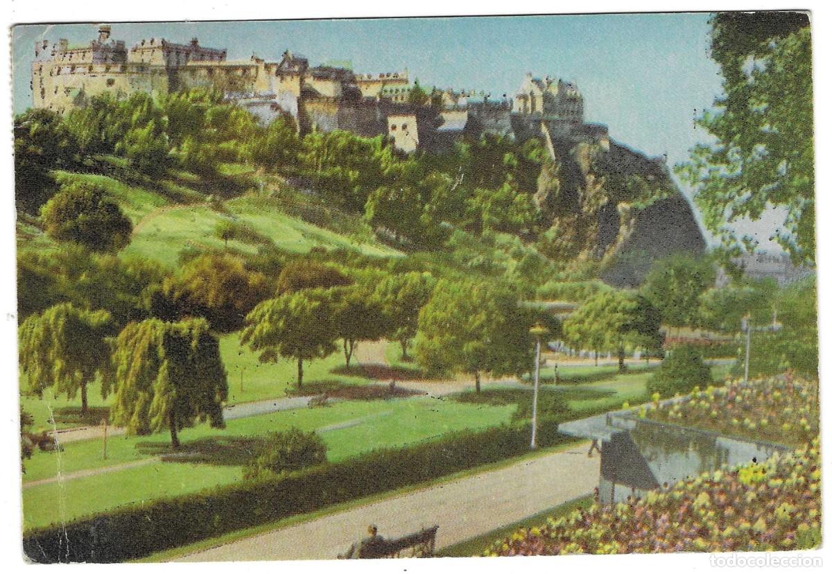 Postales: Postal Reino Unido. Edinburg Casstle for Princes Strret Gardens. ref. 7-gb55
