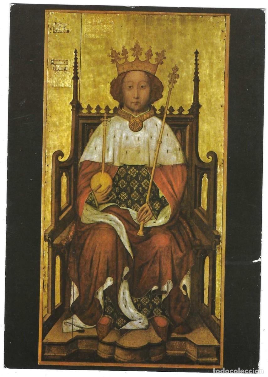 Postales: Postal Reino Unido. Westminster Abbey. Richard II. ref. 7-gb58