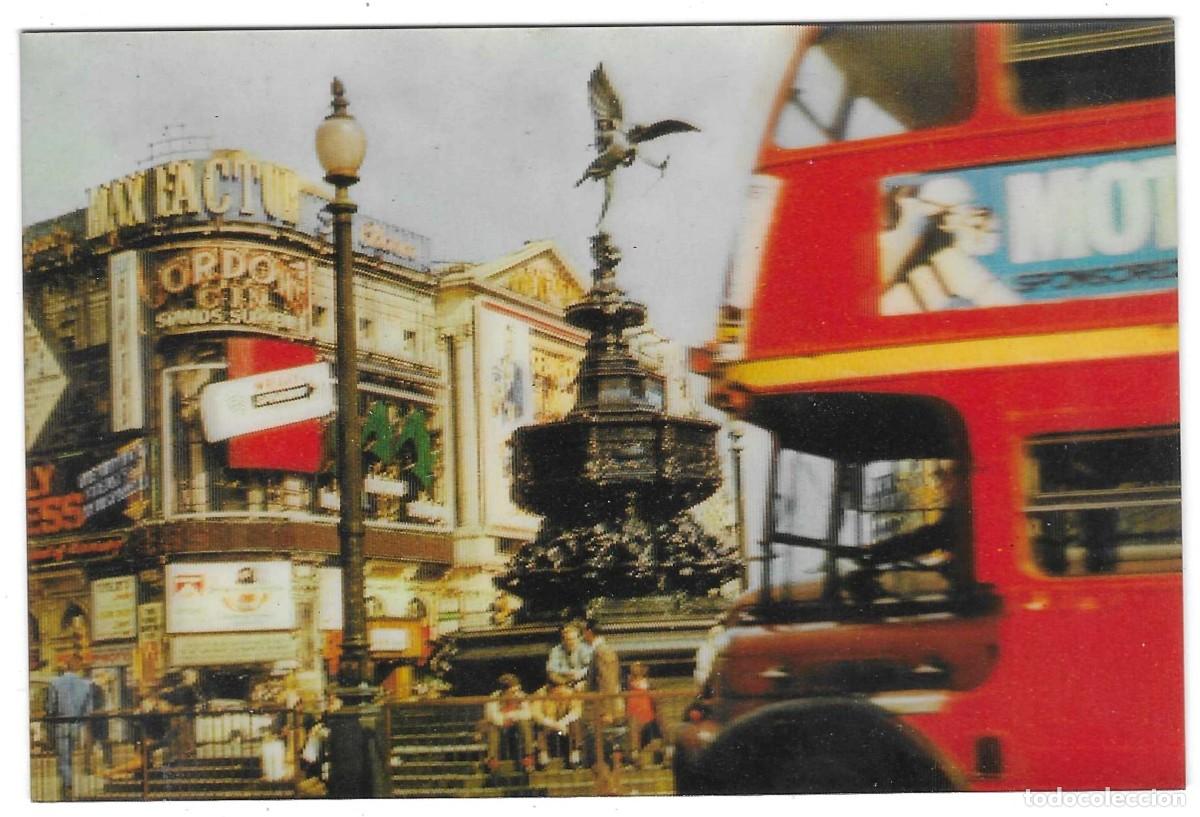 Postales: Postal Reino Unido. 3D. Statue of Eros. Picadilly Circus. London. ref. 7-gb61