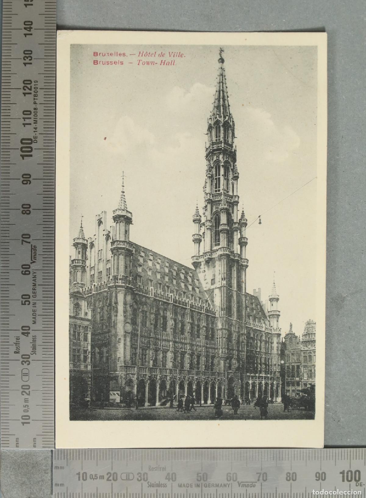 Postales: FOTOGRAFIA. Bruxelles - H&ocirc;tel de Ville - Town-Hall