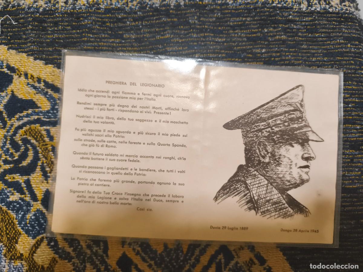 Postales: Postal de mussolini del MSI - Foto 1