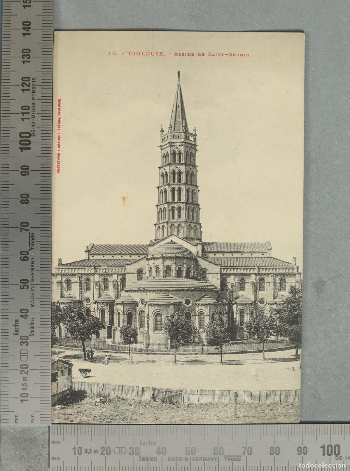 Postales: POSTAL. Toulouse - Abside de Saint-Sernin