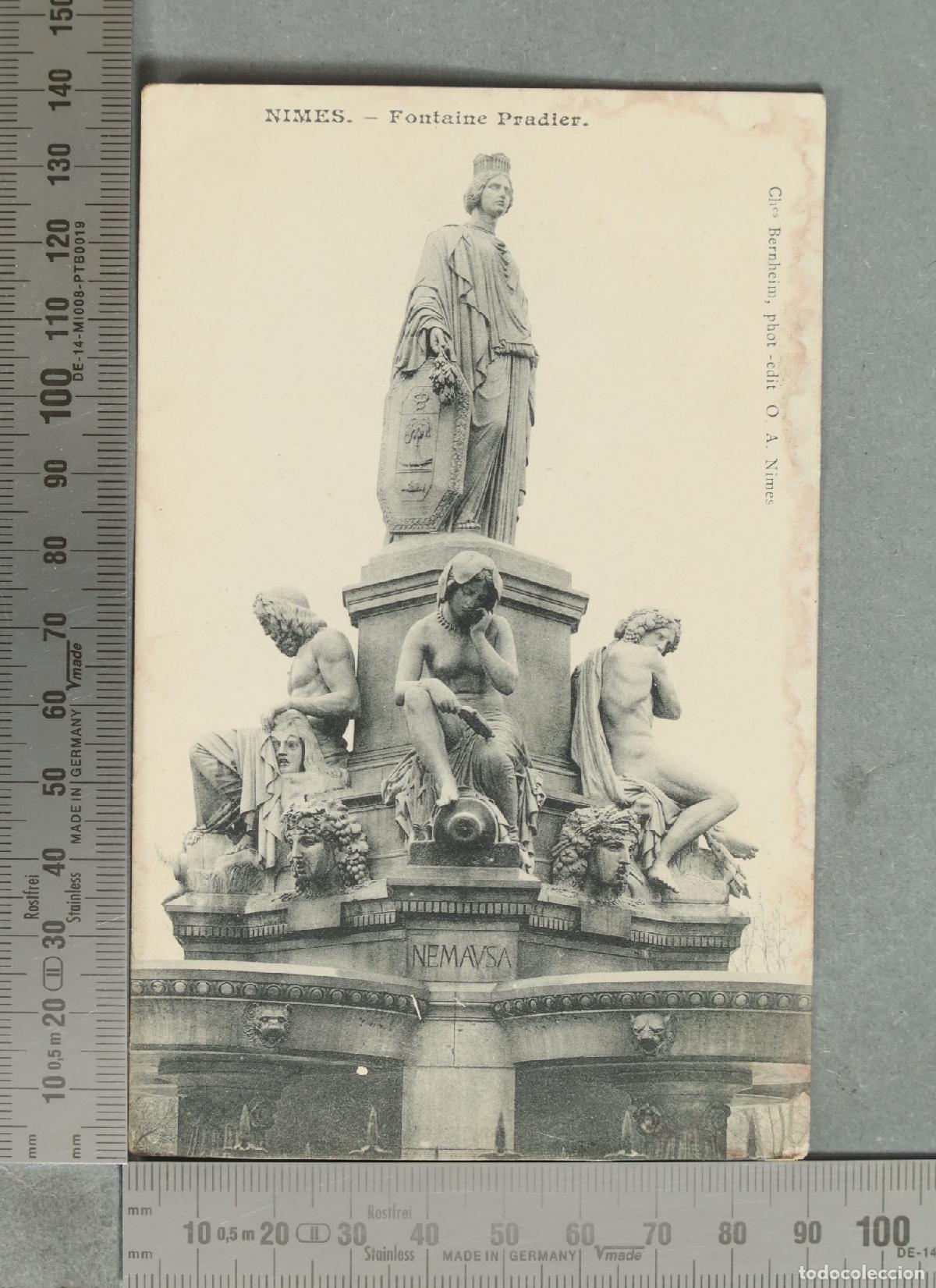 Postales: POSTAL. Nimes - Fontaine Pradier