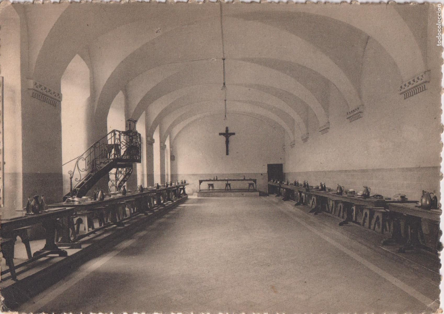 Postales: FRANCIA, ABADIA DE NOTRE DAME DE CITEAUX, EL REFECTORIO - H&Eacute;LIO LORRAINE - S/C