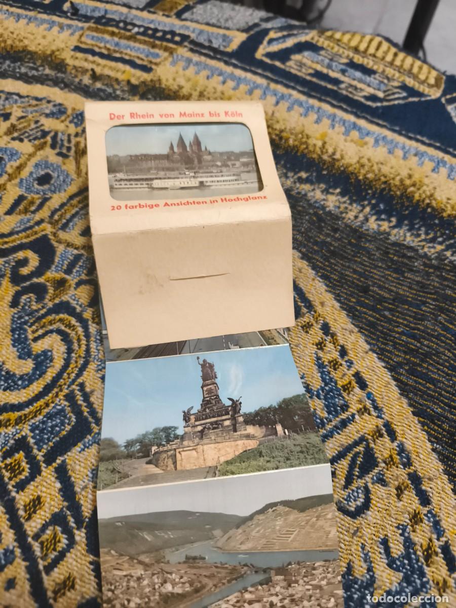 Postales: Pliego de mini postales del Rhin