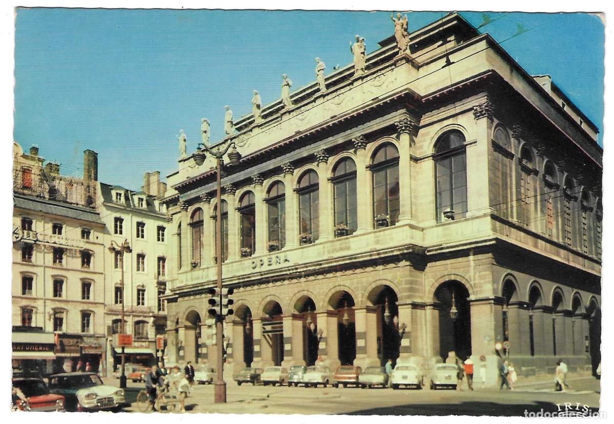 Postales: Postal Francia. Lyon. Place de la Comedie. Le agarand Theatre. ref. 7-fra975