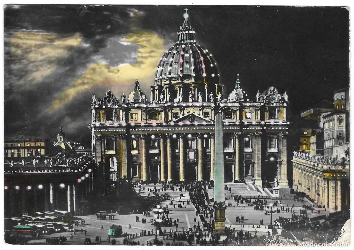 Postales: Postal Italia. Roma. Plaza de San Pedro. ref. 7-ita479