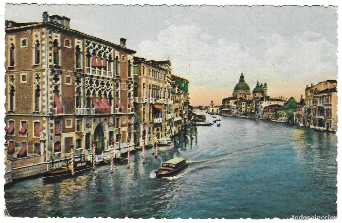 Postales: Postal Italia. Venezia. Gran Canal y Palacio Franchetti. ref. 7-ita483