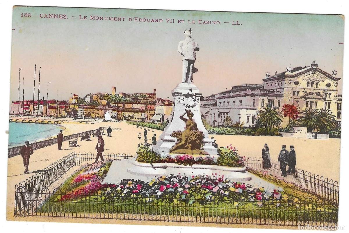 Postales: Postal Francia n&ordm; 189. Le Monument D'Edouard VII et le Casino. ref. 7-fra983