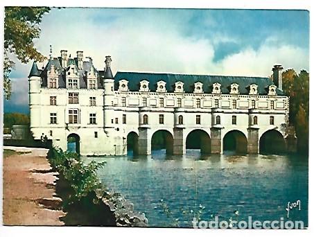 Postales: FA&Ccedil;ADE OUEST - CHATEAU DE CHENONCEAUX / FRANCIA